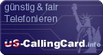 Bestellung der US-Callingcard Calling Card Telefonkarte USA Calling cards